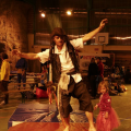 Super Jack Sparrow en slackline - © Etienne Grassart/ Lucie Maillot